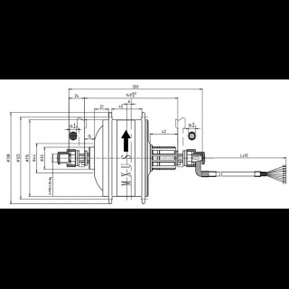 Мотор-колесо для велосипеда 350W MXUS XF08С заднє під касету